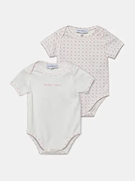 Emporio Armani baba body 2 db rózsaszín