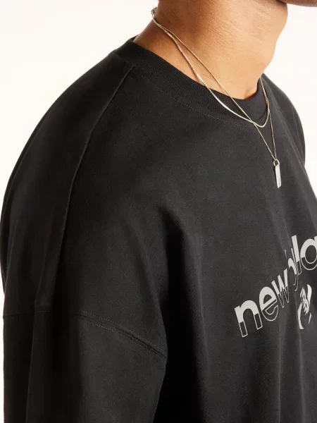 Футболка New Balance чорна