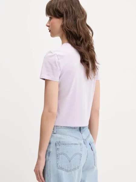 Футболка Guess Originals фіолетовий