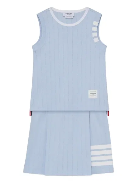 Spódnica mini dziecięca Thom Browne niebieska