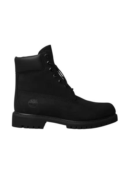 Botki Timberland sznurowane koronkowe wodoszczelne czarne