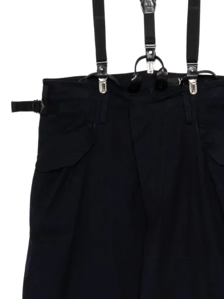 Pantaloni Y's cu bretele albastru