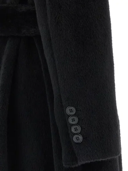 Παλτό Dolce & Gabbana γραβάτες με πέτο μαύρο