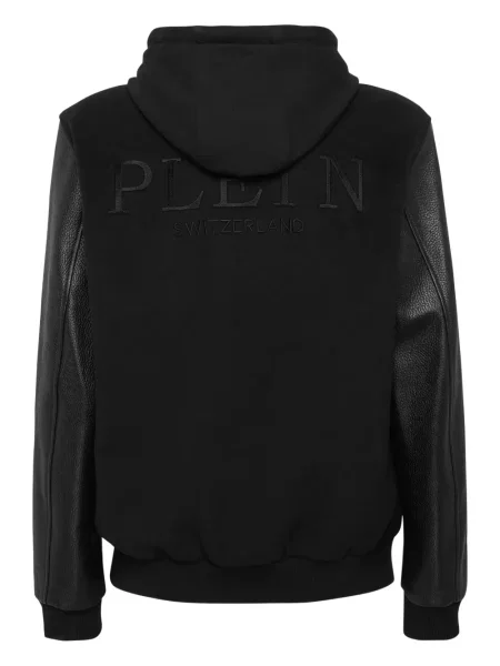 Geacă Philipp Plein cu glugă negru