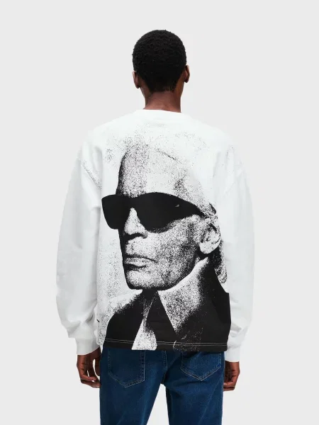Світшот Karl Lagerfeld Jeans білий