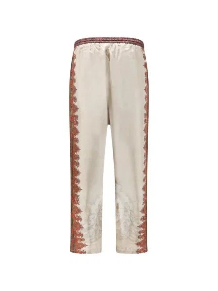 Pantaloni Pierre-louis Mascia cu imagine cu model paisley cu cordon