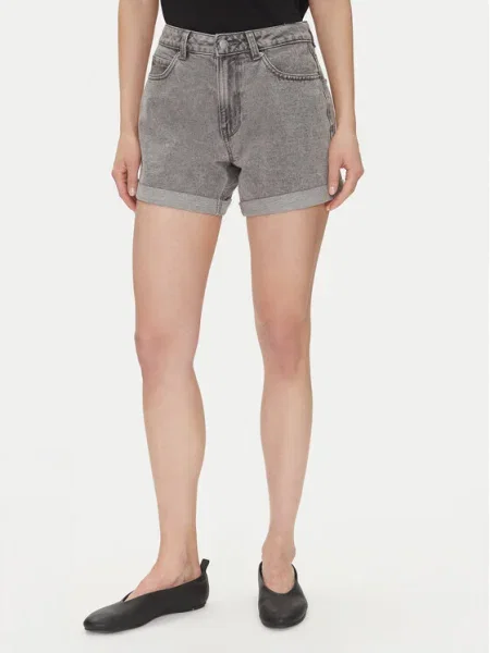 Vero Moda Džínsové šortky Zuri sivá