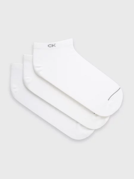 Чорапи Calvin Klein мъжки бяло
