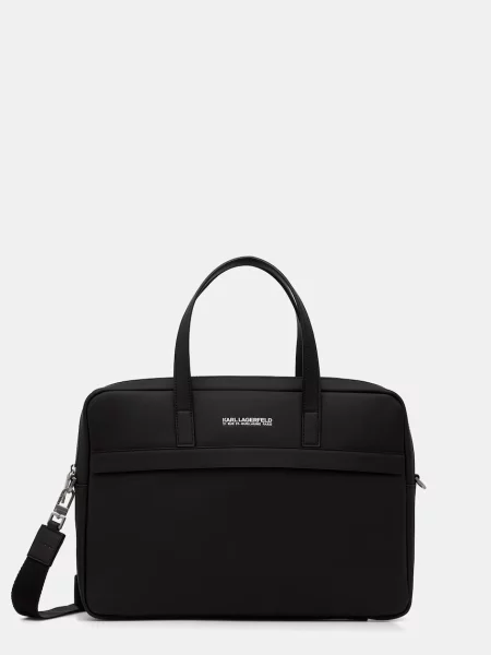 Karl Lagerfeld geantă pentru bărbați K/ESSENTIAL negru