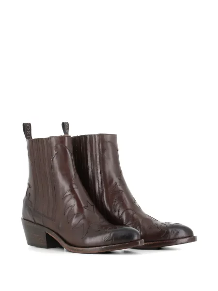 Botine Sartore din piele maro