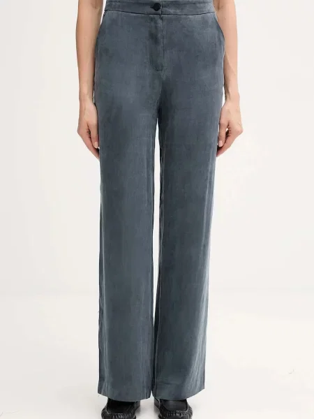 Hoss Intropia pantaloni bleumarin drept high waist