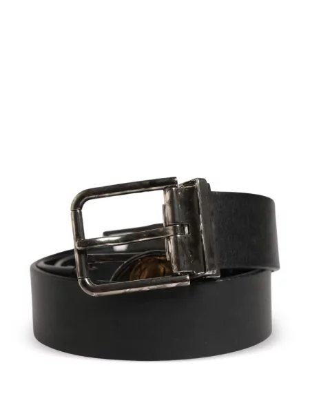Cu centură curea Dolce & Gabbana din piele negru