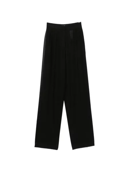 Pantaloni Tom Ford din satin negru