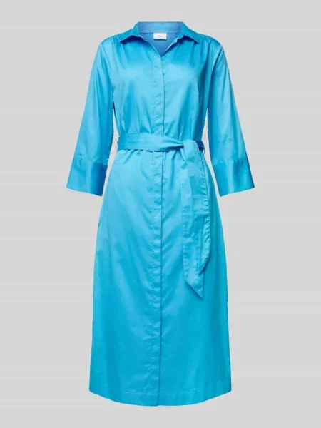 Sukienka midi z wykładanym kołnierzem S.oliver Black Label