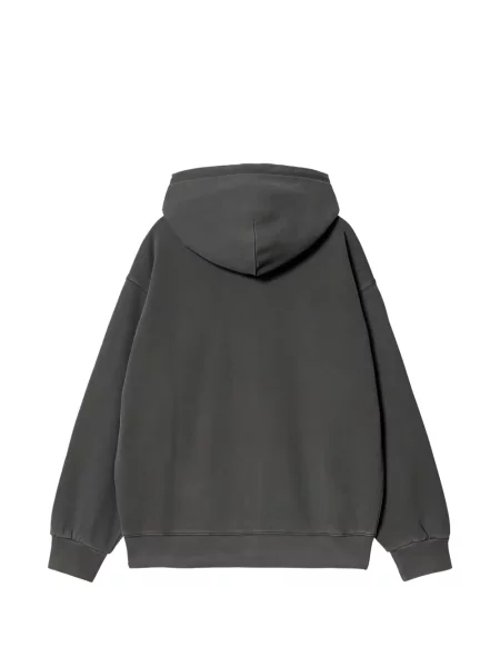 Hanorac cu glugă Carhartt Wip cu glugă gri