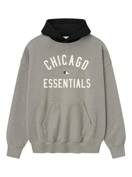 Hanorac cu glugă Fear Of God Essentials alb