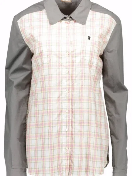 Dolgo srajca John Galliano z dolgimi rokavi bela