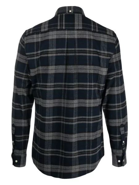 Kockás ing Barbour kék