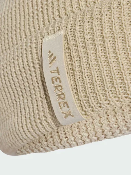 Шапка Adidas бежевая