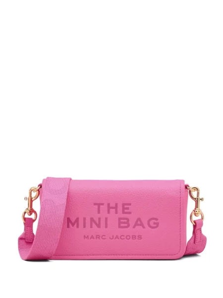 Geanta de piele Marc Jacobs din piele roz