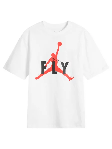 Golf koszulka Air Jordan biała