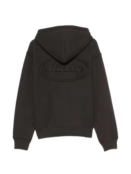 Hanorac cu glugă Stüssy negru