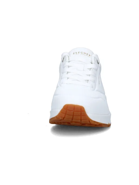 SKECHERS Rövid szárú sportcipők UNO' fehér