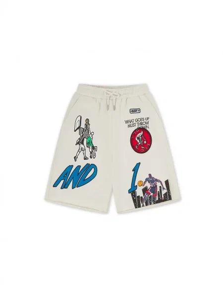 Hlače ecru/prljavo / plava / crvena / crna bijela