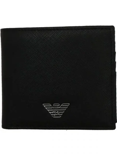 Emporio Armani Portofel BI-FOLD negru