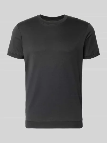 T-shirt z okrągłym dekoltem Ragman czarna