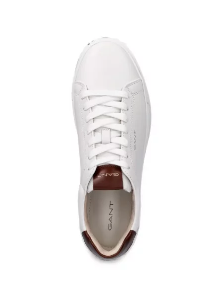 Sneakerși Gant din piele alb