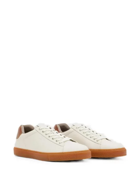 Sneakerși Allsaints cu autograf alb