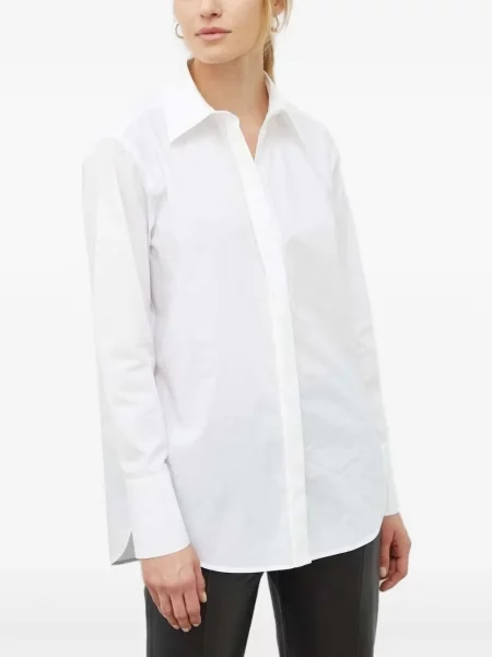 Długa linia koszula Day Birger Et Mikkelsen dwurzędowa biała