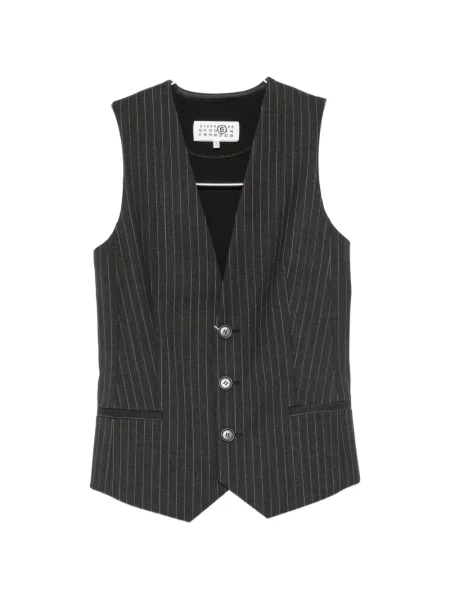 Vestă Mm6 Maison Margiela fără mâneci gri