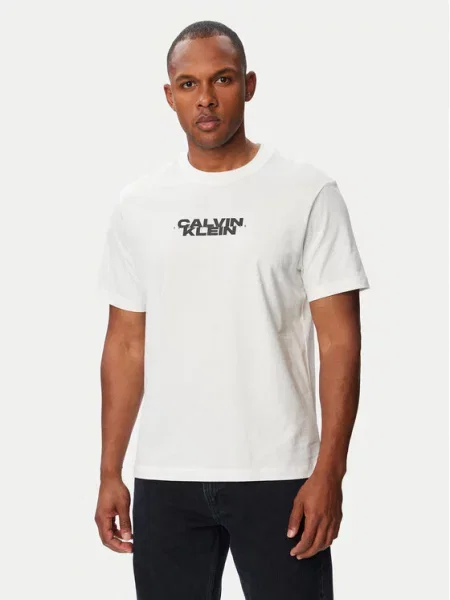 Calvin Klein Jeans T-Shirt λευκό