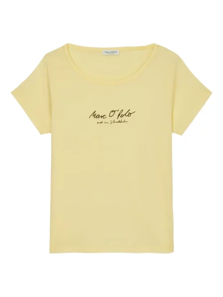 Tricou Marc O'polo cu imagine galben