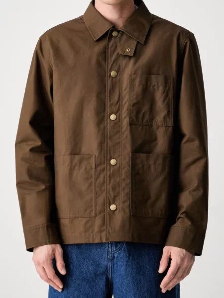 A.P.C. rövid dzseki férfi Blouson Gabriel barna