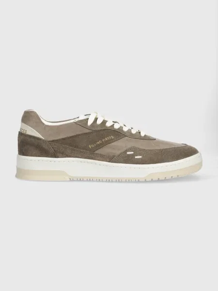 Велурени маратонки Filling Pieces Ace Spin Dice сиво