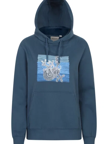 Bluza z nadrukiem konika morskiego Navy granatowa