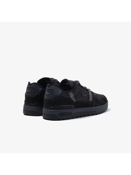 Lacoste Buty Zimowe T-Clip Z Materiału Tekstylnego I Skóry czarne