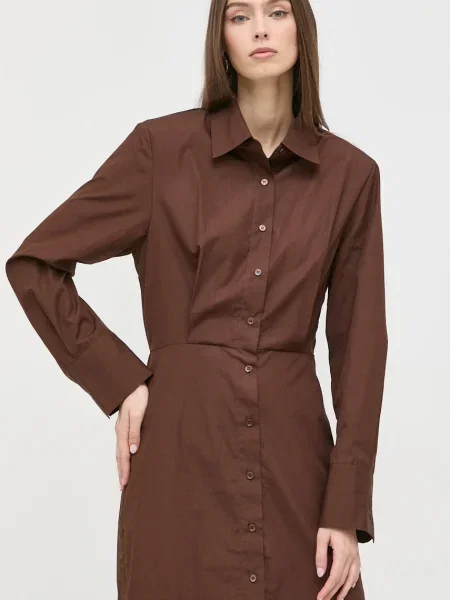 Miss Sixty rochie din mini drept maro
