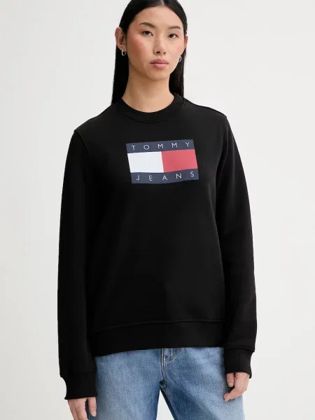 Geacă de blugi Tommy Jeans negru