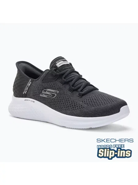 SKECHERS Skech Lite Pro Natural Beauty női cipő fekete/fehér. Méret: 35 EU fehér