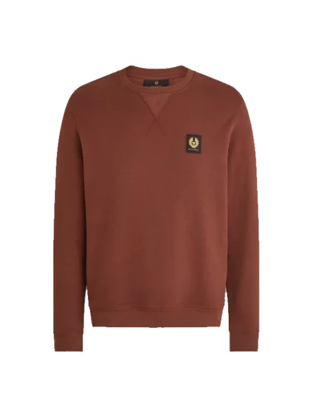 Bluza Belstaff z logo brązowa