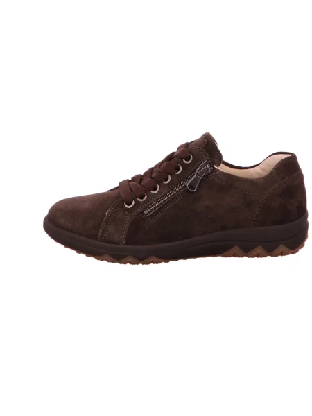 Sneakersy Waldläufer brązowe