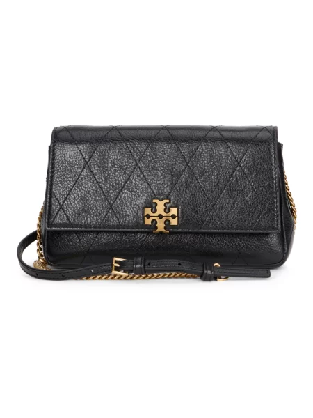 Torebka crossbody Tory Burch skórzana czarna