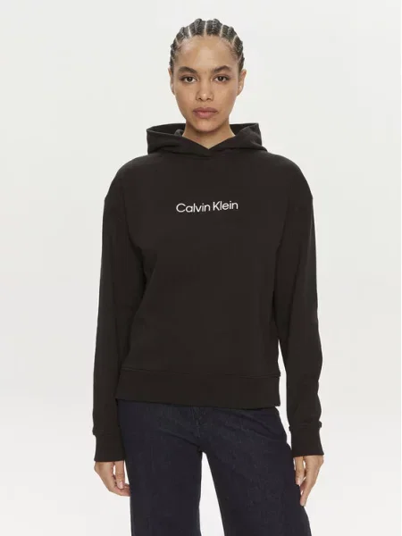 Calvin Klein Bluza Hero Logo czarny