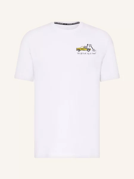 Under Armour T-Shirt Ua Body Shop weiss biała
