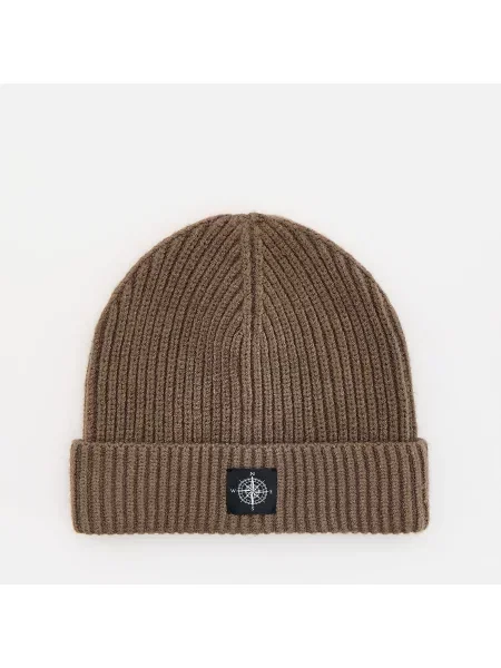 Reserved Viszkózkeverék beanie sapka bézs