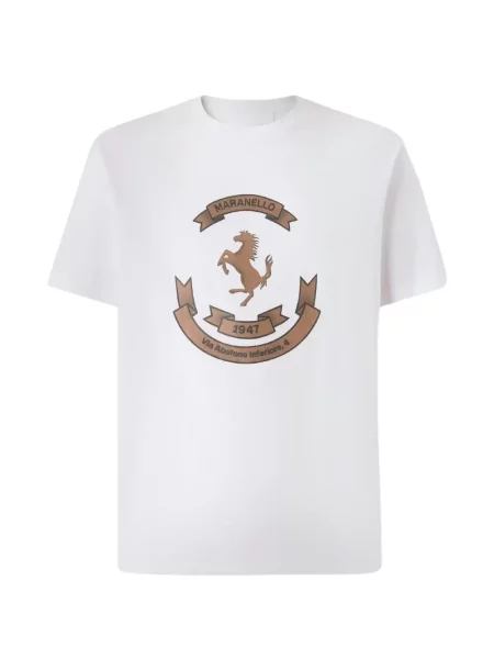 Tricou Ferrari cu imagine gri